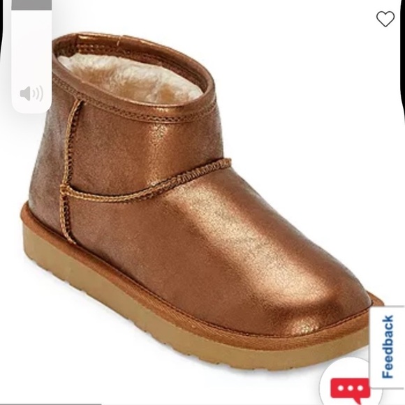 Arizona Jean Company Shoes - Arizona Womens Spring Flat Heel Winter ❄️ ankle gold  boots size 10